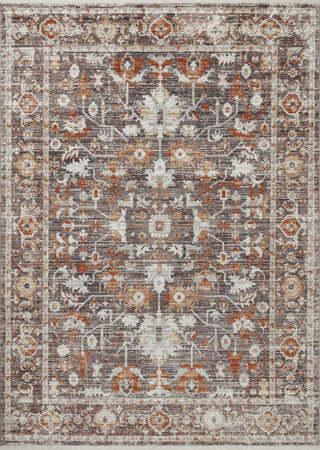 Loloi Bonney BNY-07 Charcoal / Spice Area Rug main image