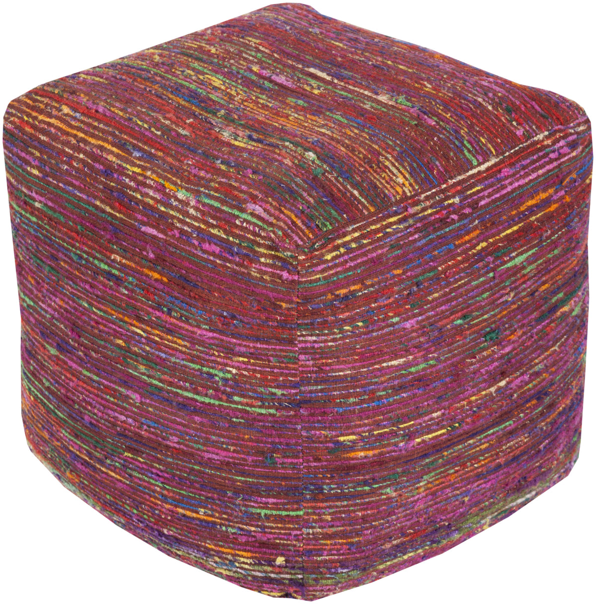 Surya Boho BOPF-001 Pink Pouf main image