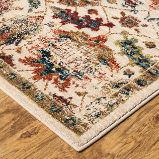 Karastan Wanderlust Bora Cream Area Rug by Studio Corner 