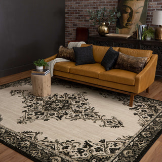 Karastan Elements Bosa Onyx Area Rug Lifestyle Image Feature