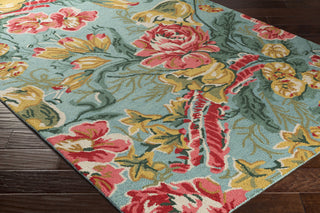 Artistic Weavers Botany Paisley Green Multi Area Rug Corner Shot