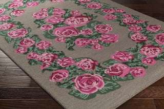 Artistic Weavers Botany Gianna Pink Multi Area Rug Corner Shot