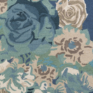 Artistic Weavers Botany Emilia Denim Blue Multi Area Rug Swatch