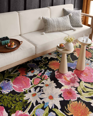 Loloi II Botanical BOT-01 Black/Multi Area Rug Main Image