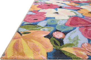 Loloi II Botanical BOT-02 Navy/Multi Area Rug Corner Image