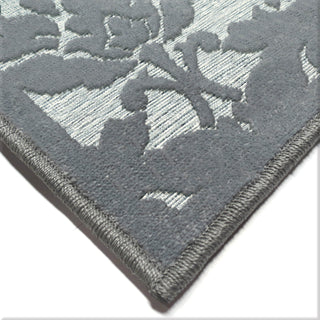 Orian Rugs Boucle' Devonshire Harbor Blue Area Rug Corner Image