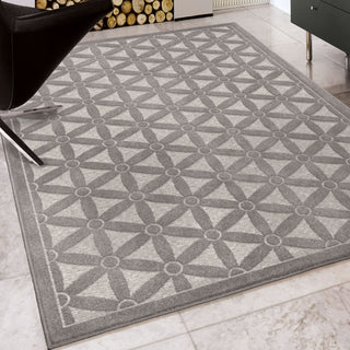 Orian Rugs Boucle' Luna Silverton Area Rug Lifestyle Image Feature
