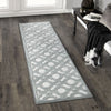 Orian Rugs Boucle' Huron Harbor Blue Area Rug Lifestyle Image