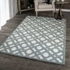 Orian Rugs Boucle' Huron Harbor Blue Area Rug Lifestyle Image Feature