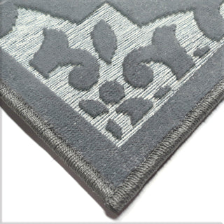 Orian Rugs Boucle' Sunland Harbor Blue Area Rug Corner Image