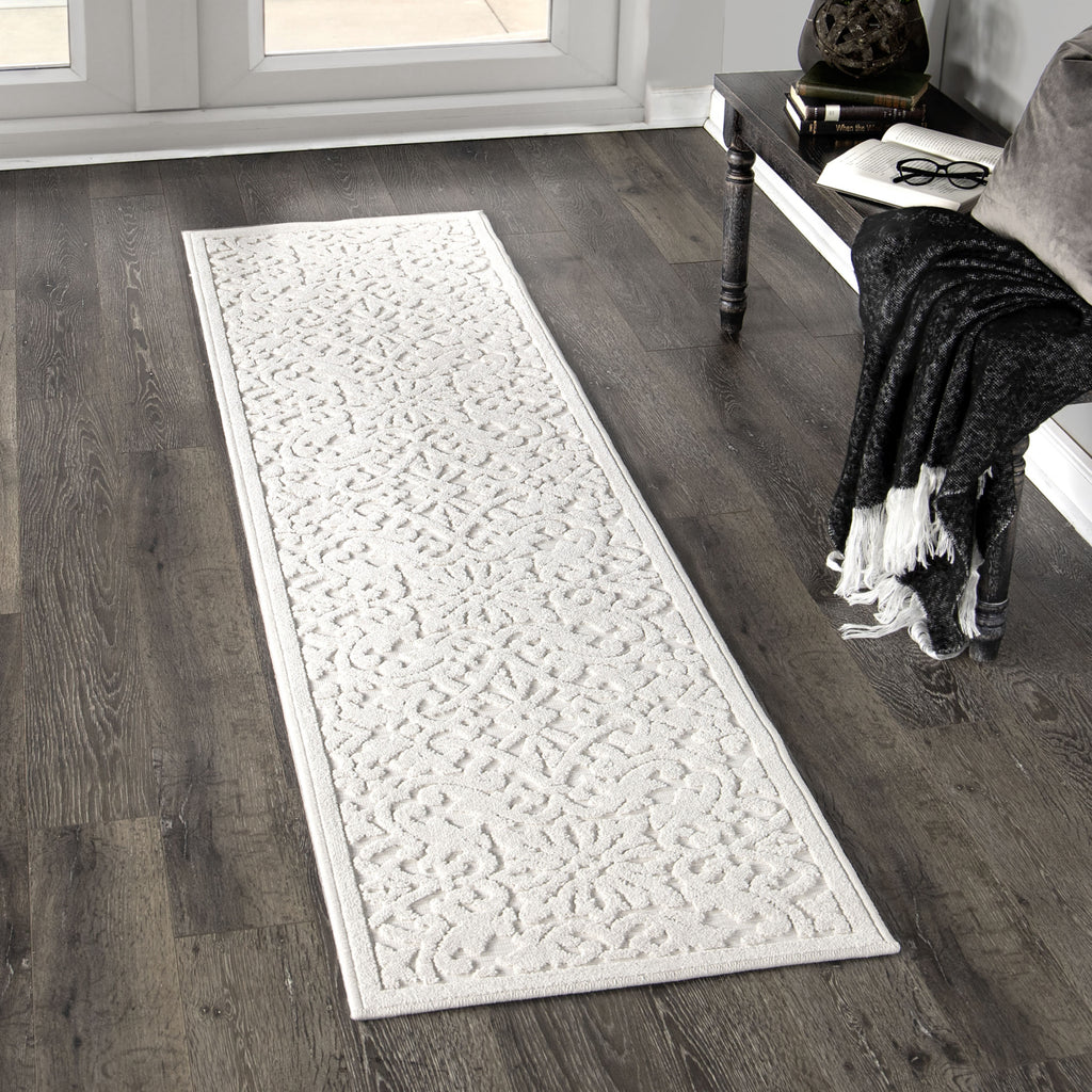 Orian Rugs Boucle' Biscay Natural Area Rug Lifestyle Image Feature