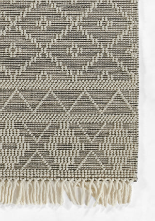 Momeni Boulder BOU-1 Charcoal Area Rug Corner Image