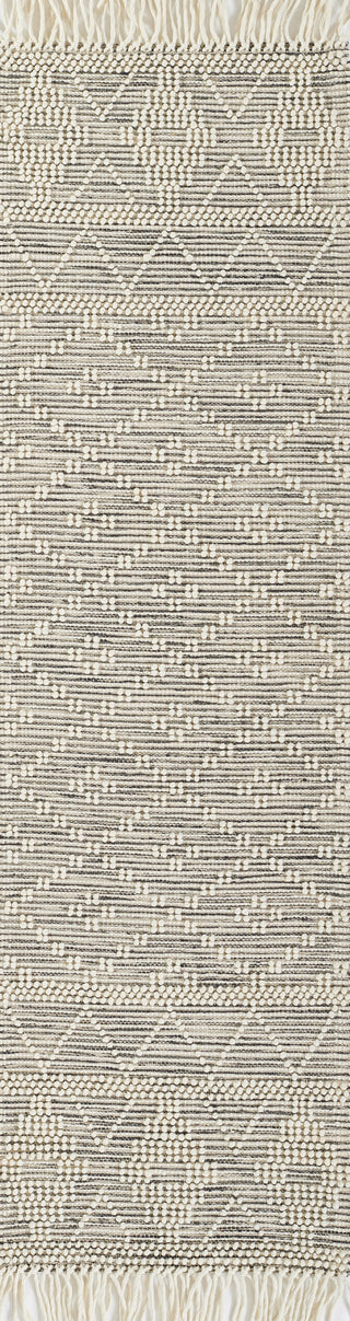 Momeni Boulder BOU-1 Charcoal Area Rug Runner Image