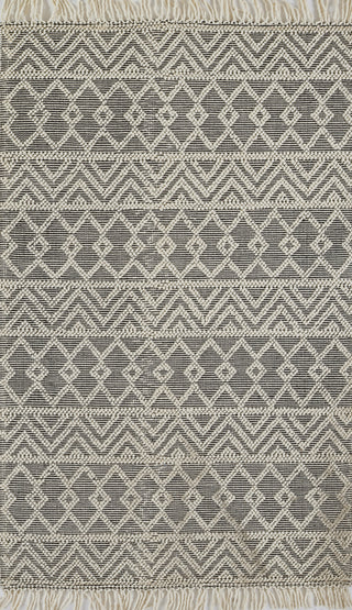 Momeni Boulder BOU-5 Black Area Rug main image