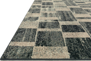 Loloi II Bowery BOW-03 Storm/Sand Area Rug Corner