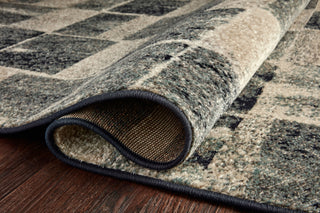 Loloi II Bowery BOW-03 Storm/Sand Area Rug Rolled