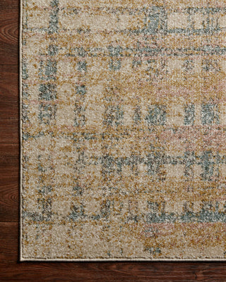 Loloi II Bowery BOW-07 Beige/Multi Area Rug Corner