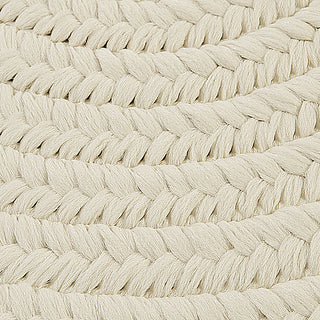 Colonial Mills Boca Raton BR10 White Area Rug Closeup Image