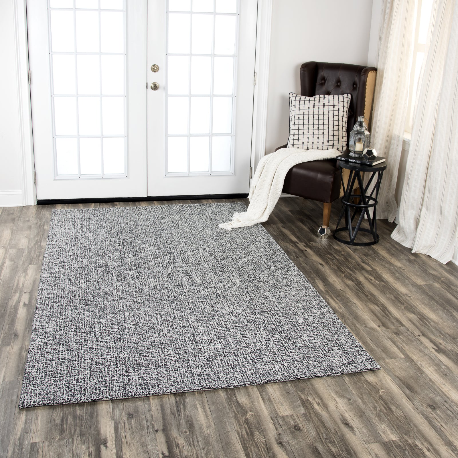 Rizzy Brindleton Br223b Black White Area Rug Incredible Rugs And Decor
