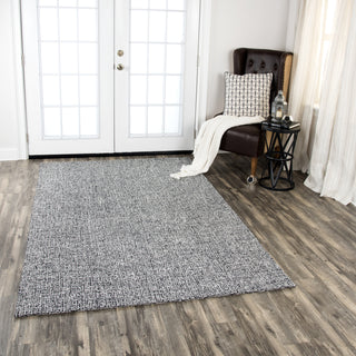 Rizzy Brindleton BR223B Black/White Area Rug  Feature