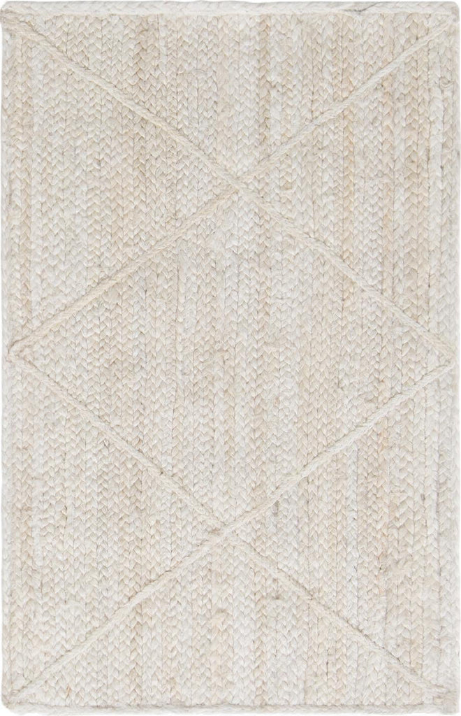 Unique Loom Braided Jute MGN-28 Ivory Area Rug main image