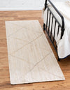 Unique Loom Braided Jute MGN-28 Ivory Area Rug Runner Lifestyle Image