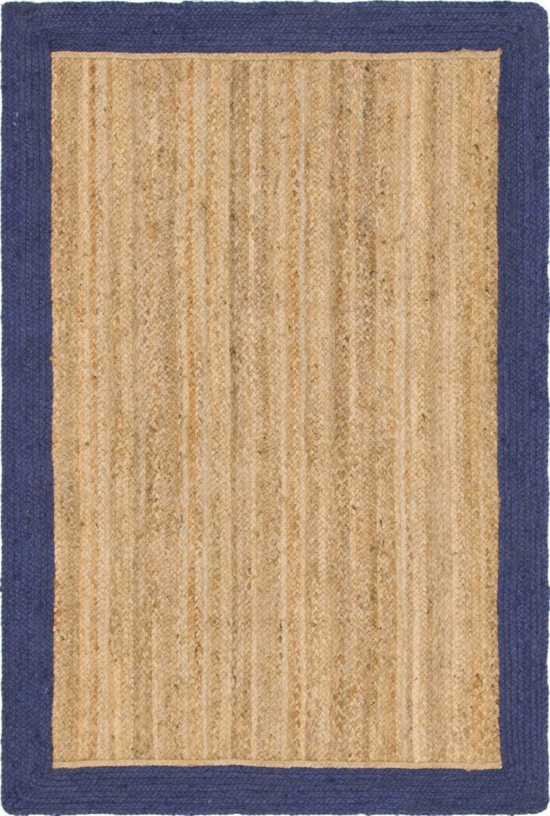 Unique Loom Braided Jute MGN-4 Natural Area Rug main image