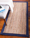 Unique Loom Braided Jute MGN-4 Natural Area Rug Runner Lifestyle Image