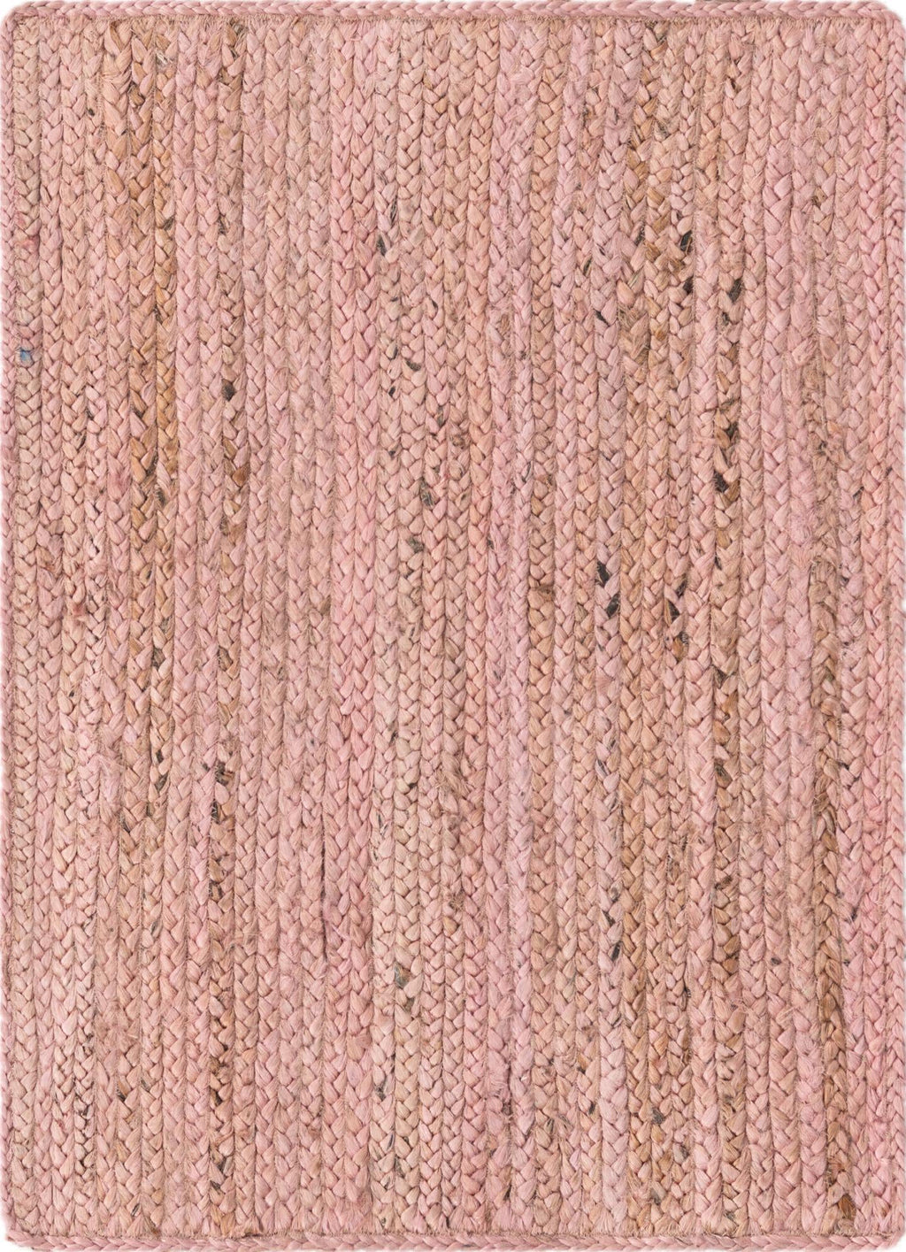 Unique Loom Braided Jute MGN-5-7-8 Light Pink Area Rug – Incredible ...