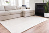 Unique Loom Braided Jute MGN-5-7-8 White Area Rug Rectangle Lifestyle Image