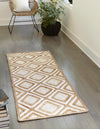 Unique Loom Braided Jute MGN-6 Natural Area Rug Runner Lifestyle Image