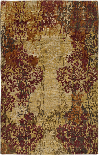 Surya Brocade BRC-1002 Beige Area Rug 5' x 8'