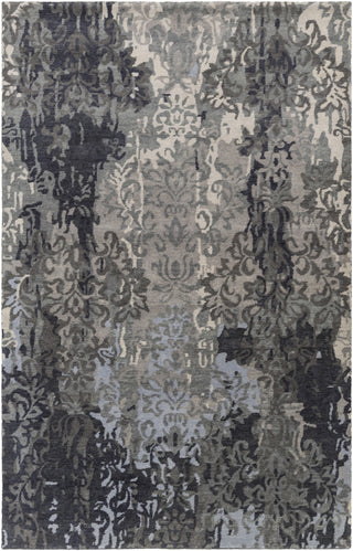 Surya Brocade BRC-1010 Charcoal Hand Knotted Area Rug