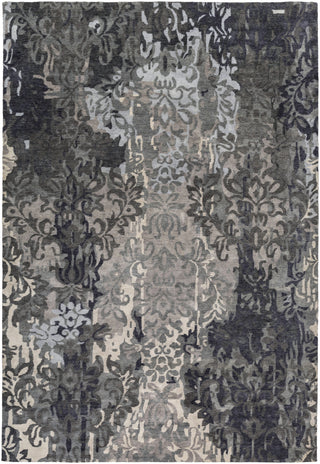 Surya Brocade BRC-1010 Charcoal Hand Knotted Area Rug 8' X 11'