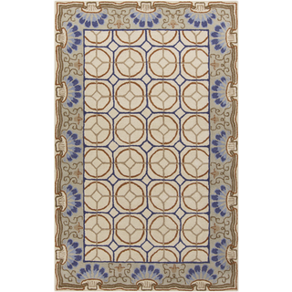 Surya Bordeaux BRD-6000 Taupe Area Rug by Florence de Dampierre 5' x 8'