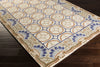 Surya Bordeaux BRD-6000 Taupe Hand Tufted Area Rug by Florence de Dampierre 5x8 Corner