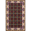 Surya Bordeaux BRD-6001 Chocolate Area Rug by Florence de Dampierre 5' x 8'