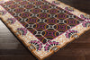 Surya Bordeaux BRD-6001 Chocolate Hand Tufted Area Rug by Florence de Dampierre 5x8 Corner