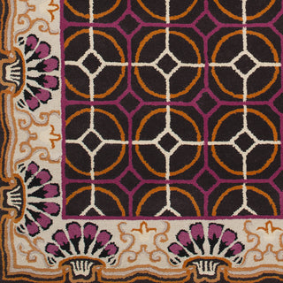 Surya Bordeaux BRD-6001 Chocolate Hand Tufted Area Rug by Florence de Dampierre Sample Swatch