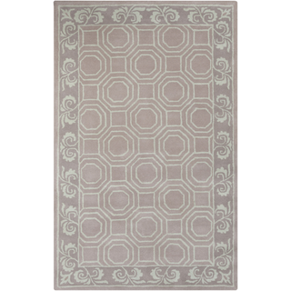 Surya Bordeaux BRD-6002 Light Gray Area Rug by Florence de Dampierre 5' x 8'