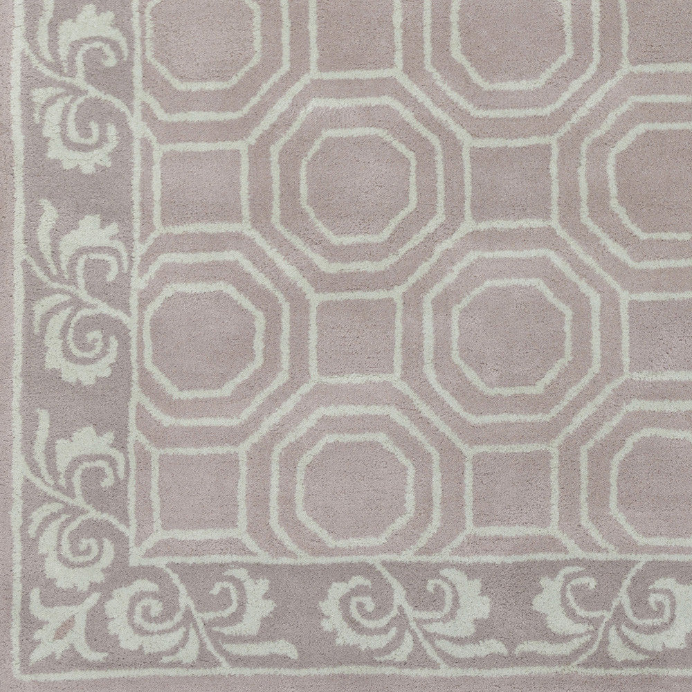 Surya Bordeaux BRD-6002 Light Gray Hand Tufted Area Rug by Florence de Dampierre Sample Swatch