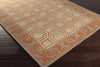 Surya Bordeaux BRD-6003 Rust Hand Tufted Area Rug by Florence de Dampierre 5x8 Corner