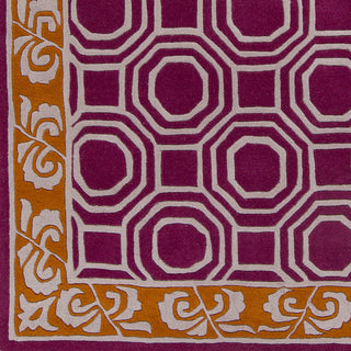 Surya Bordeaux BRD-6004 Magenta Hand Tufted Area Rug by Florence de Dampierre Sample Swatch