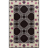 Surya Bordeaux BRD-6006 Eggplant Area Rug by Florence de Dampierre 5' x 8'