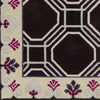 Surya Bordeaux BRD-6006 Eggplant Hand Tufted Area Rug by Florence de Dampierre Sample Swatch