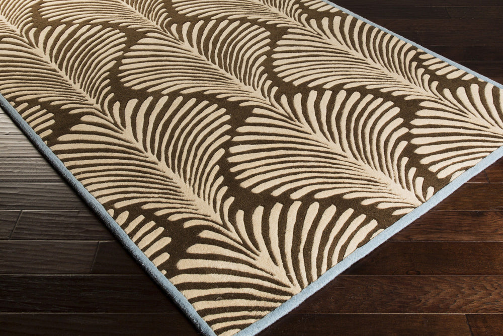 Surya Bordeaux BRD-6007 Area Rug by Florence de Dampierre 5x8 Corner Feature