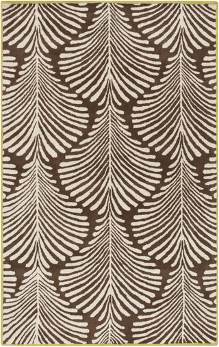 Surya Bordeaux BRD-6009 Chocolate Area Rug by Florence de Dampierre 