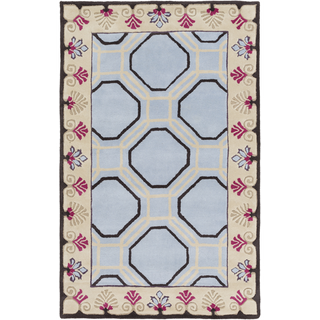 Surya Bordeaux BRD-6012 Slate Area Rug by Florence de Dampierre 5' x 8'