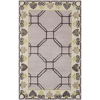 Surya Bordeaux BRD-6013 Taupe Area Rug by Florence de Dampierre 5' x 8'