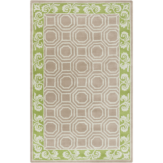 Surya Bordeaux BRD-6016 Olive Area Rug by Florence de Dampierre 5' x 8'